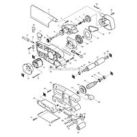 Ведущий ролик (металл) к 9910(9), MAKITA (316971-4)