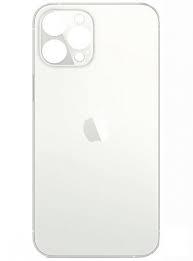 Задняя крышка для Apple iPhone 12 Pro Max (широкое отверстие под камеру), белая - фото 1 - id-p223896978