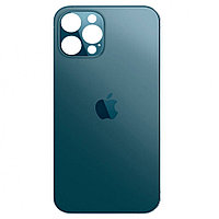 Задняя крышка для Apple iPhone 12 Pro Max (широкое отверстие под камеру), синяя