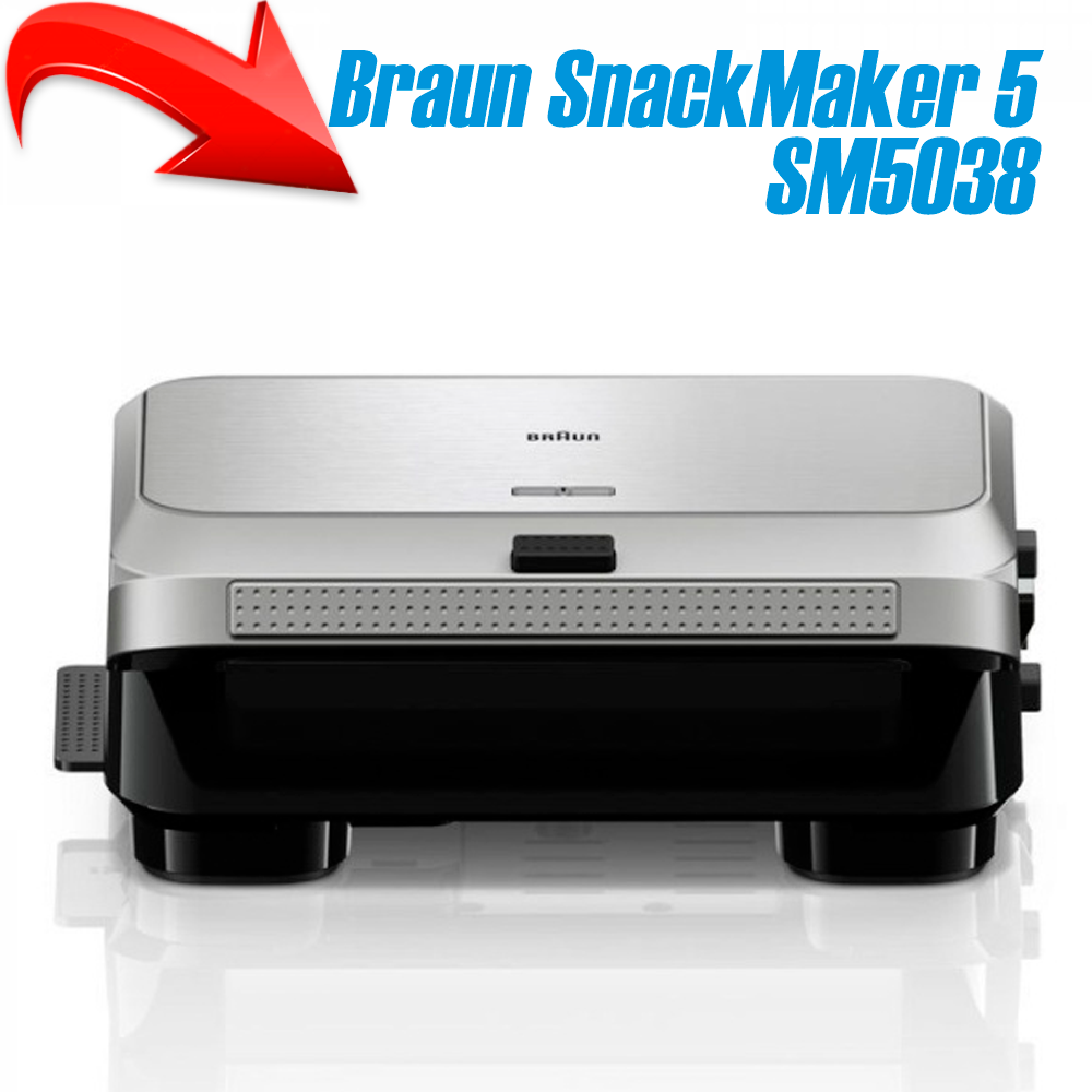 Многофункциональная сэндвичница Braun SnackMaker 5 SM5038