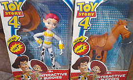 Фигурка Джесси и конь Булзай Bullseye История игрушек Toy Story 4 набор 2 шт 20см