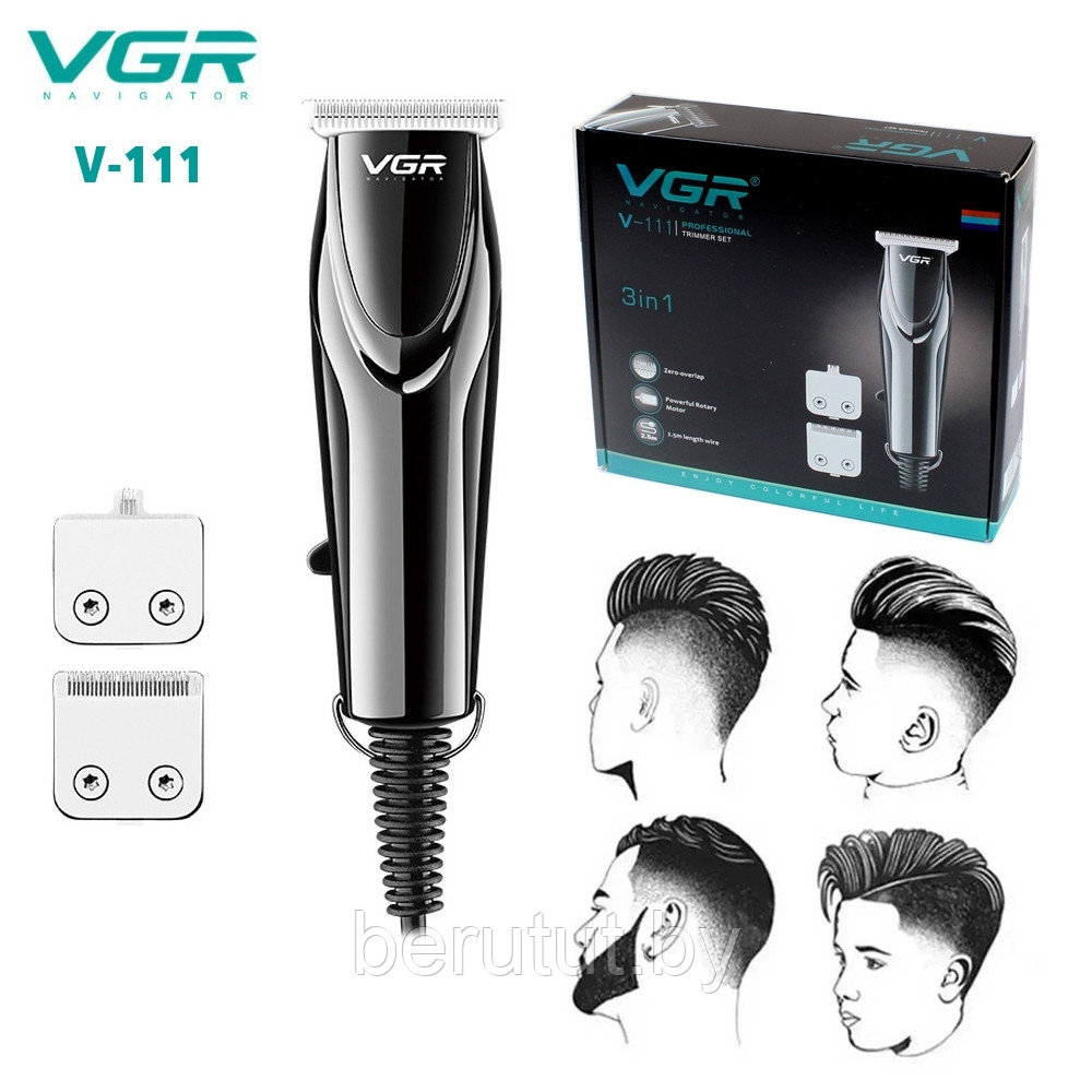 Машинка для стрижки волос VGR - фото 2 - id-p223897205