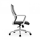 Кресло SitUp CUBE White chrome (сетка Grey/Grey), фото 3