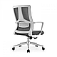 Кресло SitUp CUBE White chrome (сетка Grey/Grey), фото 5