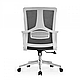 Кресло SitUp CUBE White chrome (сетка Grey/Grey), фото 4