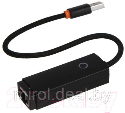 Сетевой адаптер Baseus Lite Series Ethernet Adapter USB-A to RJ45 LAN Port / WKQX000101 - фото 2 - id-p223897531