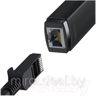 Сетевой адаптер Baseus Lite Series Ethernet Adapter USB-A to RJ45 LAN Port / WKQX000101 - фото 4 - id-p223897531