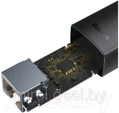Сетевой адаптер Baseus Lite Series Ethernet Adapter USB-A to RJ45 LAN Port / WKQX000101 - фото 5 - id-p223897531