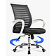 Кресло SitUp MIX 600 White chrome (сетка Black/ Black), фото 3
