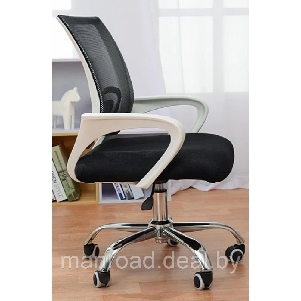 Кресло SitUp MIX 696 White chrome (сетка Dark Gray/Dark Gray)