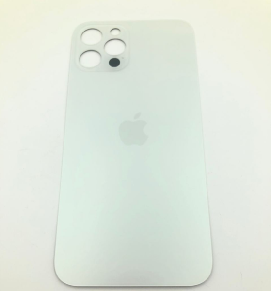 Задняя крышка для Apple iPhone 12 Pro (широкое отверстие под камеру), белая