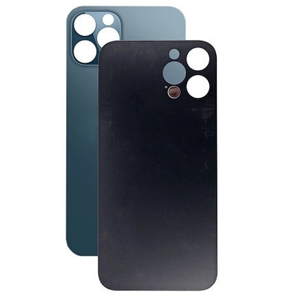 Задняя крышка для Apple iPhone 12 Pro (широкое отверстие под камеру), синяя, фото 2