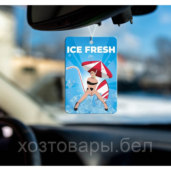 Ароматизатор подвесной Grand Caratt Ice Fresh, картонный 6850352 - фото 4 - id-p223899450