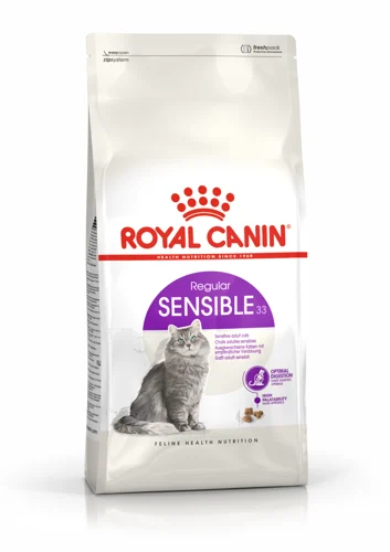 Royal Canin Sensible 33 сухой корм для кошек с чувствительной пищеварительной системой, 2 кг (Россия) - фото 1 - id-p223899946