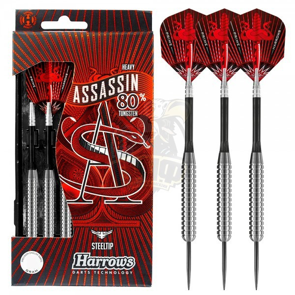 Дротики для дартса Harrows Assassin Heavy (80% вольфрам) (арт. ED1123)