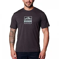 Футболка мужская Columbia Tech Trail Front Graphic SS Tee черный