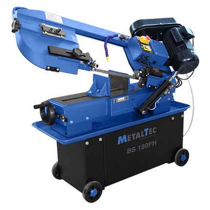 Ленточнопильный станок по металлу ручной MetalTec BS 180 FH, фото 2