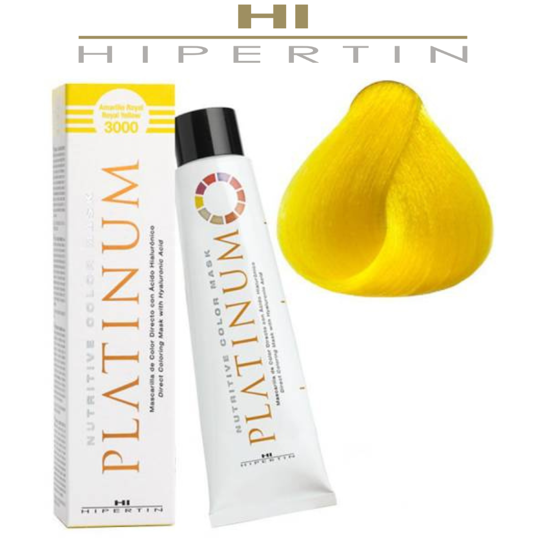 Тонирующая маска Hipertin Nutritive Color Mask Platinum 3000 королевский желтый - фото 1 - id-p223902792