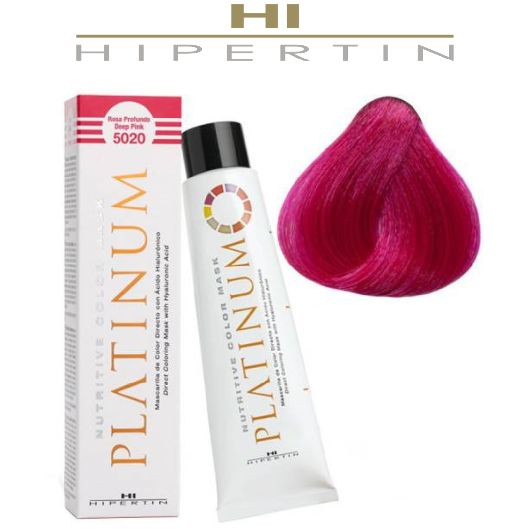 Тонирующая маска Hipertin Nutritive Color Mask Platinum 5020 глубокий розовый - фото 1 - id-p223902797