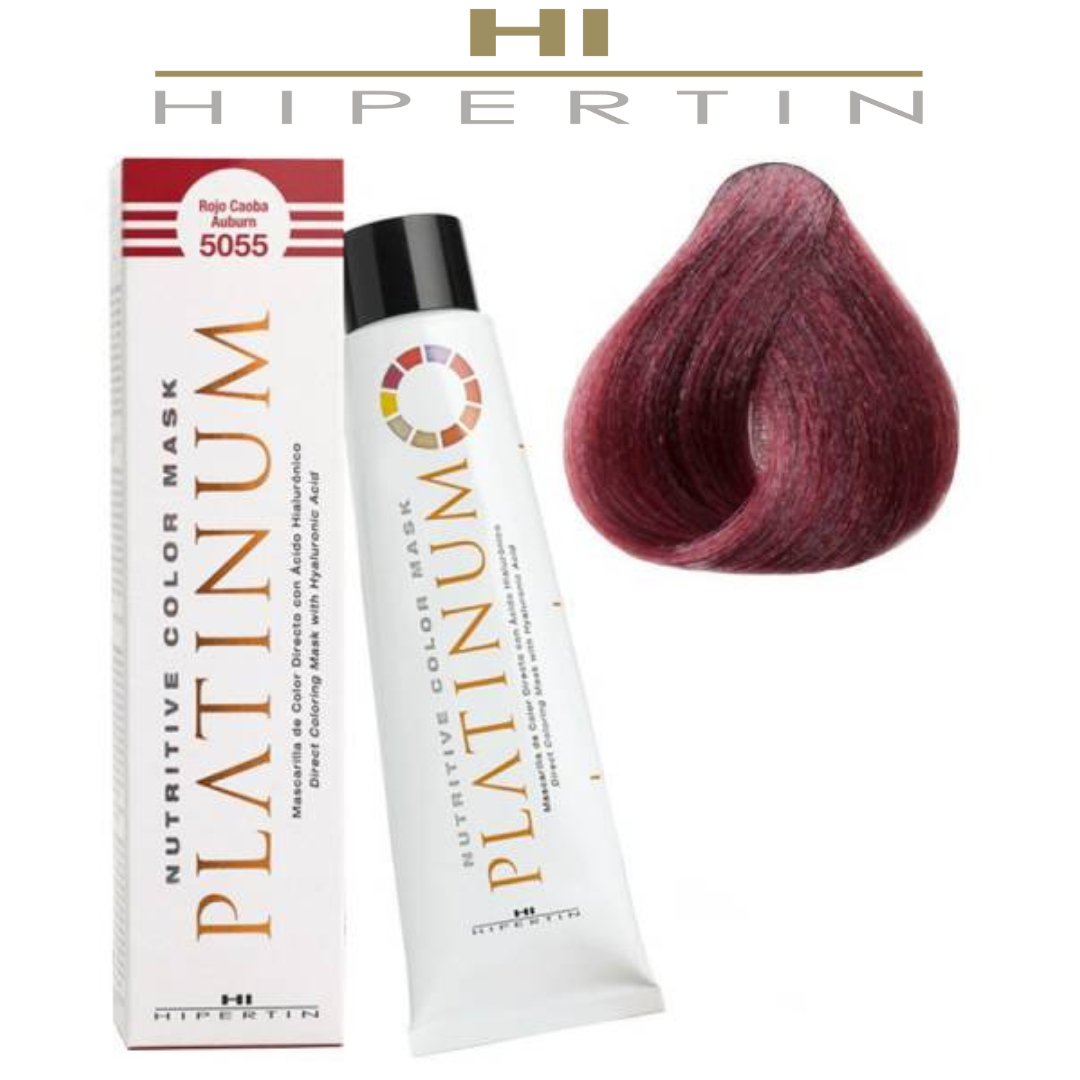 Тонирующая маска Hipertin Nutritive Color Mask Platinum 5055 красный махагон - фото 1 - id-p223902801