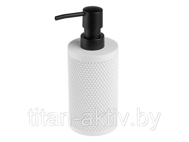 Диспенсер (дозатор) для мыла PURE SERENITY, белый, PERFECTO LINEA (Композитный материал: полирезин п