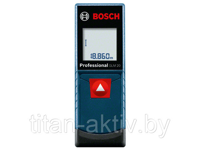 Дальномер лазерный BOSCH GLM 20 в блистере (0.15 - 20 м, +/- 3 мм/м, IP 54)