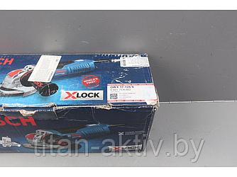 Одноручная углошлифмашина BOSCH GWX 17-125 S в кор. уцененный (0201223040) (1700 Вт, диск 125х22 мм,