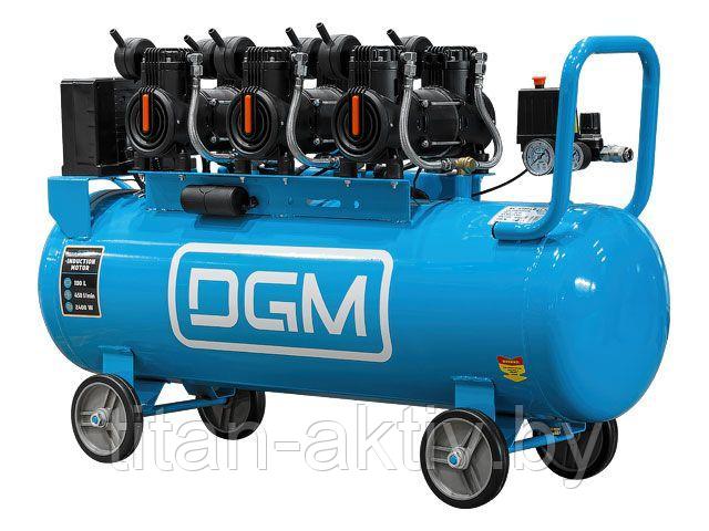 Компрессор DGM AC-6100LD безмасляный (450 л/мин, 8 атм, коаксиальный, безмасляный, электр. блок упр.