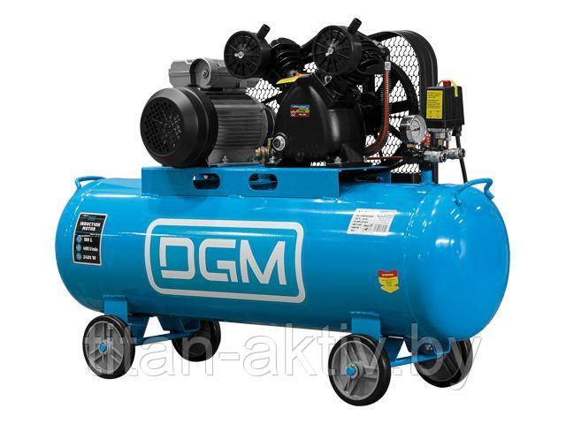 Компрессор DGM AC-2100B (400 л/мин, 8 атм, ременной, масляный, ресив. 100 л, 230 В, 2.4 кВт)