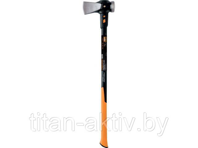 Топор строительный XXL FISKARS (Топор-молот/топор-кувалда. Вес - 4,23 кг. Длина - 92 см.)