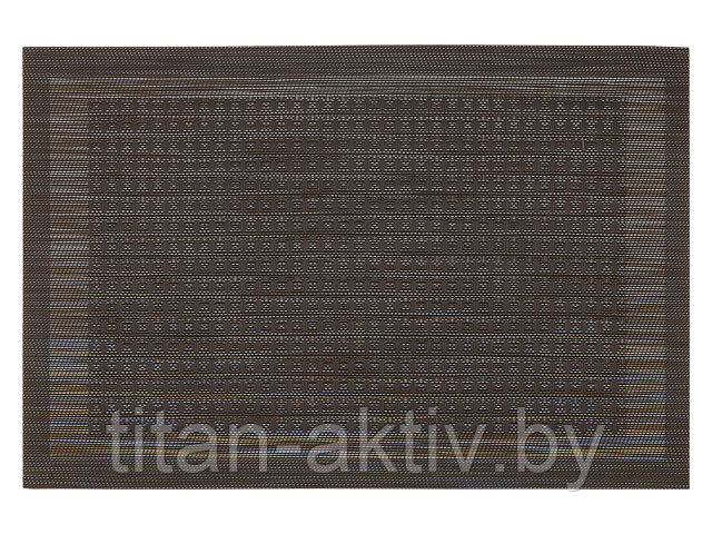 Салфетка сервировочная, текстилен, ""HomeArt-3"", 45х30 см, черная, PERFECTO LINEA (ОТГРУЗКА ТОЛЬКО