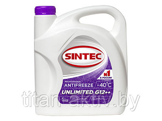 Антифриз Sintec-40 UNLIMITED G12 plus plus 5кг