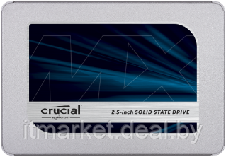 Жесткий диск SSD 2Tb Crucial MX500 (CT2000MX500SSD1) (SATA 3.0, 2.5", 560/510 Mb/s) - фото 1 - id-p223838963