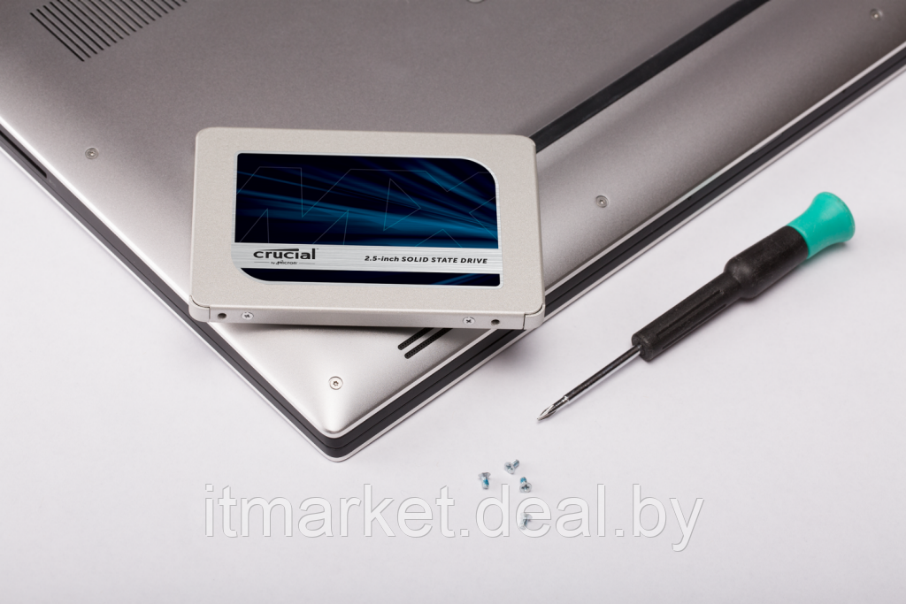 Жесткий диск SSD 2Tb Crucial MX500 (CT2000MX500SSD1) (SATA 3.0, 2.5", 560/510 Mb/s) - фото 4 - id-p223838963