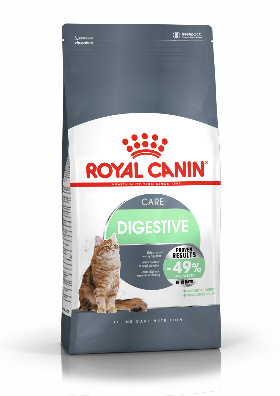 Royal Canin Digestive Care сухой корм для кошек для поддержания пищевар.системы 2кг (Франция) - фото 1 - id-p224814336