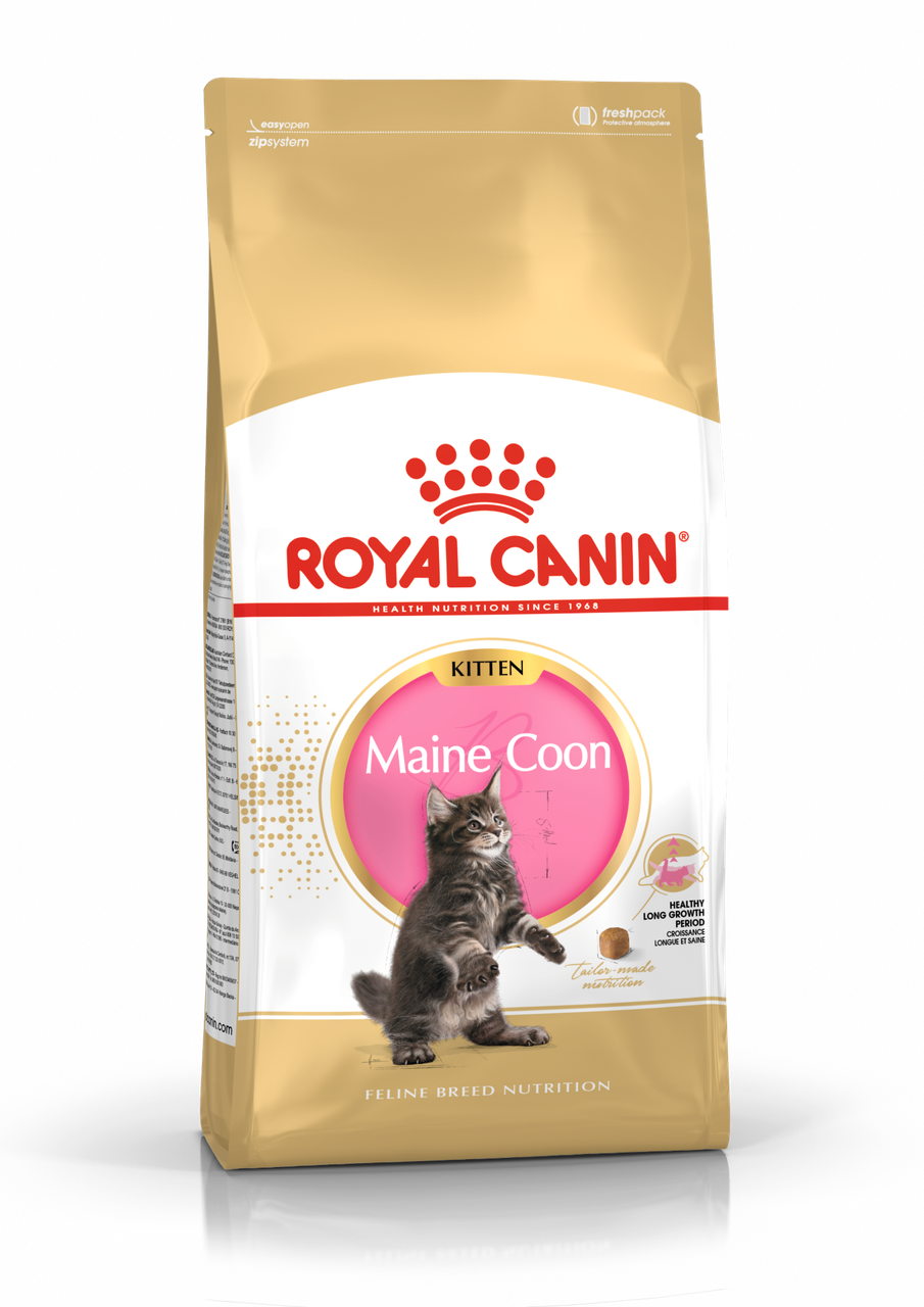 Royal Canin Maine Coon Kitten сухой корм для котят породы Мэйн Кун в возрасте до 15 месяцев, 2 кг (Россия) - фото 1 - id-p224814273