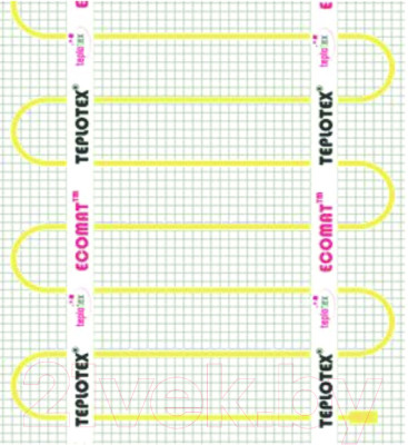 Теплый пол электрический Teplotex Ecomat Light 2ж 150w-1.0/150w - фото 2 - id-p223910399
