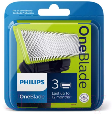 Набор лезвий для электробритвы Philips OneBlade QP230/50 - фото 4 - id-p223917939
