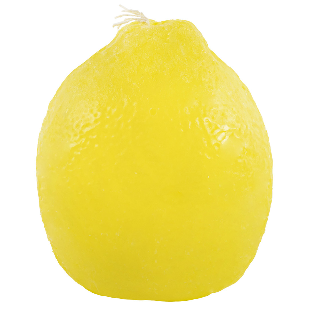 Свеча Фигура, Лимон, Желтый, 5,5х6,5 см - фото 1 - id-p223922059