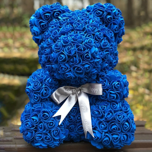 Цветочный медведь в подарочной упаковке. Разные цвета. Покажи свою любовь !!! - фото 4 - id-p223922288
