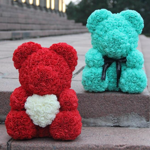 Цветочный медведь в подарочной упаковке. Разные цвета. Покажи свою любовь !!! - фото 2 - id-p223922288