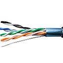 FTP cat.5e 24AWG витая пара уличный экранированный кабель информационный интернет медный outdoor, фото 2
