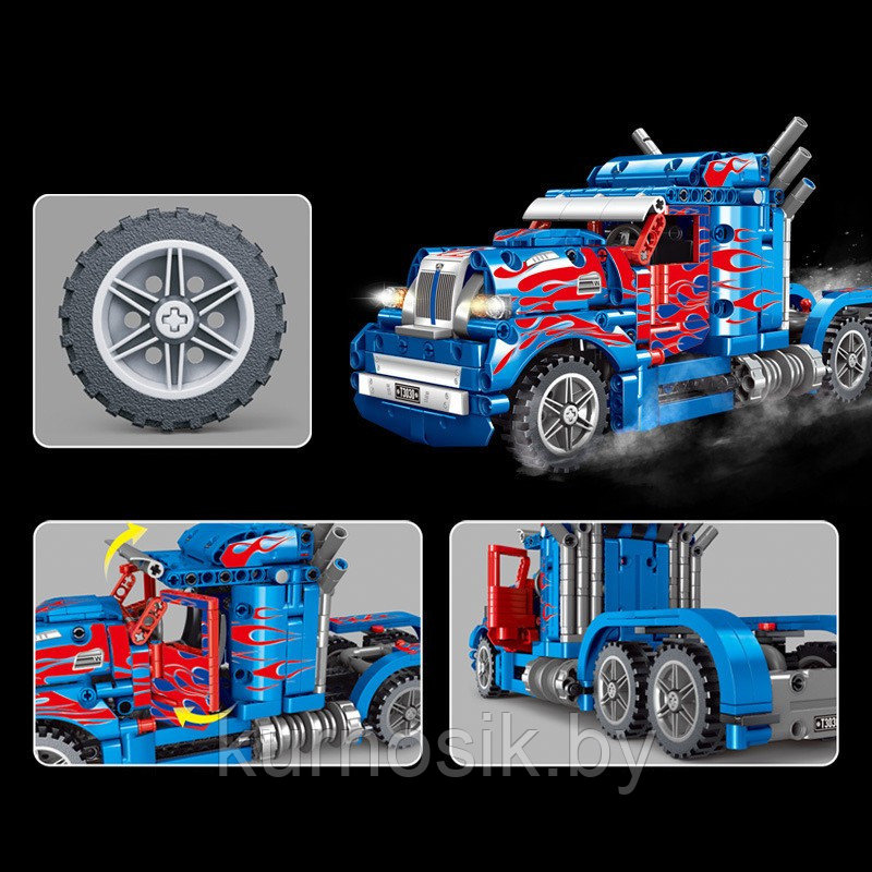 Конструктор T3030 Грузовик Optimus Prime Western Star, 619 элементов - фото 5 - id-p223928467