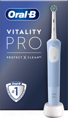 Электрическая зубная щетка Oral-B Pro Protect X Clean Blue - фото 5 - id-p223926068