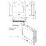 Дверка каминная ДП-14 (546 х 508), фото 3