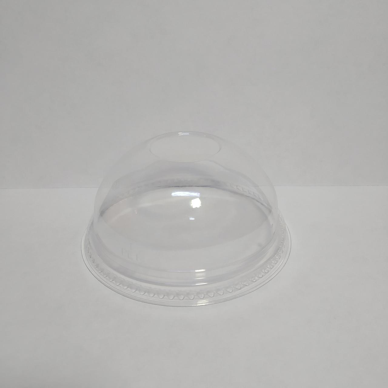 Крышка пластиковая купольная PET 1*50 шт. D=95 мм без отверстия (16/1) - фото 1 - id-p223934840