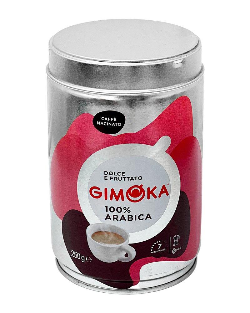 Кофе натуральный жаренный молотый Gimoka 100% Arabica в Ж/Б, ТМ "Gimoka", 250 гр, Италия - фото 1 - id-p223933893