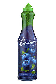 Сироп ТМ "BARBADOS" Blueberries (Черника) 1,0 ПЭТ (1кор/6 шт)
