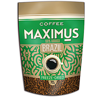Кофе "Brasil" ТМ Maximus freeze-dried Арабика 70 гр м/у (1*40)