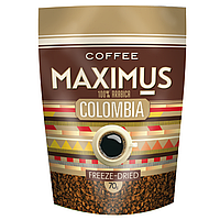 Кофе "Colombia" ТМ Maximus freeze-dried Арабика 70 гр м/у (1*40)